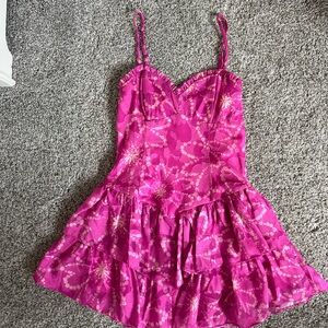 pink floral dress super cute sundress